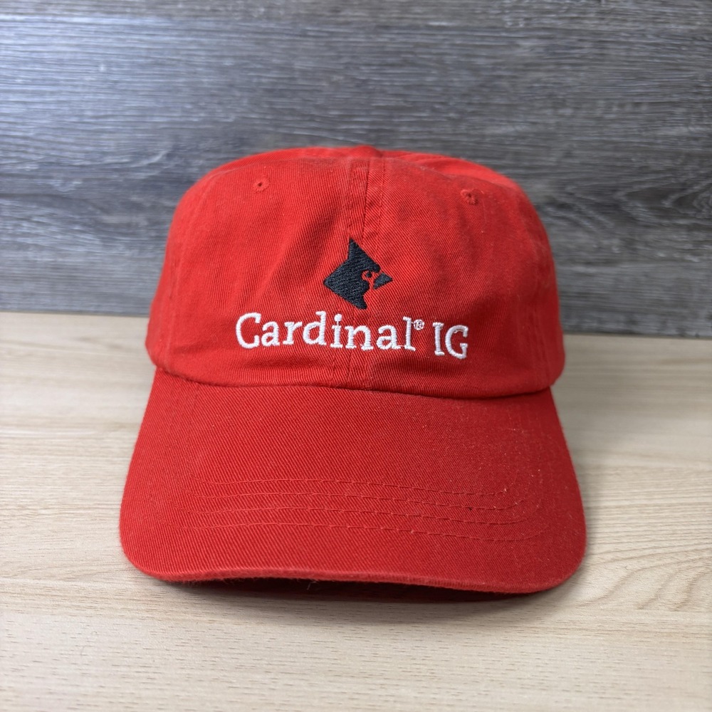 Cardinal IG Hat Cap Strap Back Red Embroidered Mens Fargo Hat
